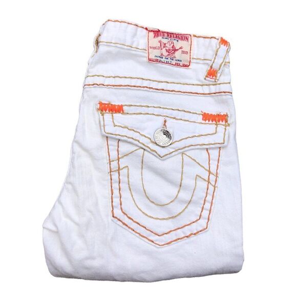 True Religion Jeans Size 30 BILLY BIG T White - Picture 1 of 10